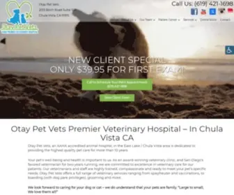 Otaypetvets.com(Veterinarian) Screenshot