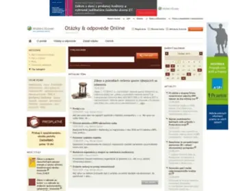 Otazkyodpovede.sk(Dane, účtovníctvo, mzdy, právo) Screenshot