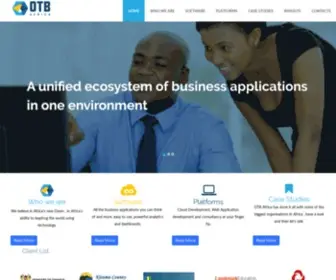 Otbafrica.com(Information Technology company) Screenshot
