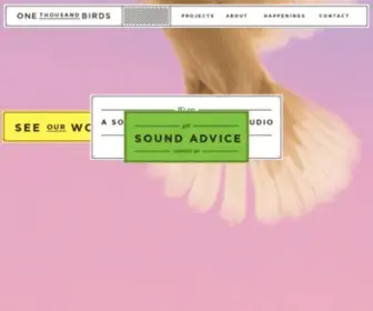 Otbirds.com(One Thousand Birds) Screenshot