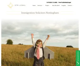 OTB.legal(Immigration Solicitors Nottingham) Screenshot