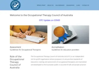 Otcouncil.com.au(Occupational Therapy Council) Screenshot