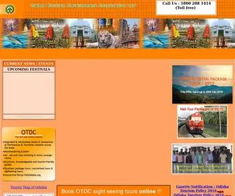 OTDC.in(Orissa Tourism Development Corporation Ltd) Screenshot