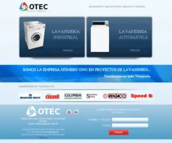 Otec.com.ve(Equipo lavandería automática) Screenshot