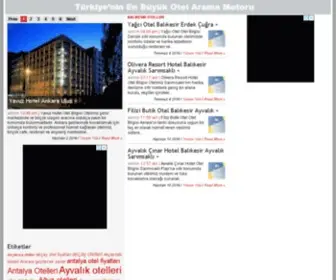 Otelincele.net(Ucuz otel fiyatları pansiyon apart butik) Screenshot