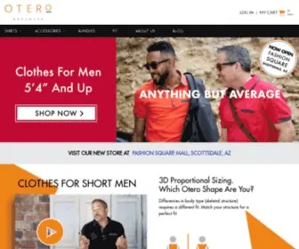 Oteromenswear.com(Otero Menswear) Screenshot