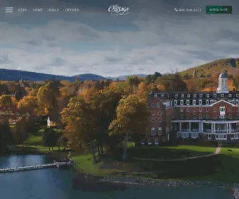 Otesaga.com(Luxury Cooperstown Hotel) Screenshot