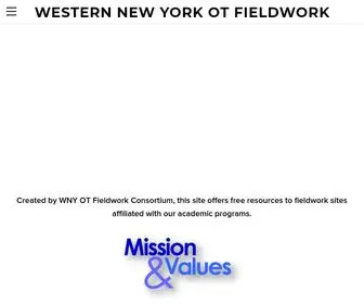 Otfieldwork.net(WESTERN NEW YORK OT FIELDWORK CONSORTIUM) Screenshot