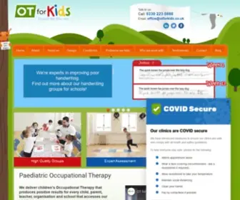 Otforkids.co.uk(OT for Kids) Screenshot