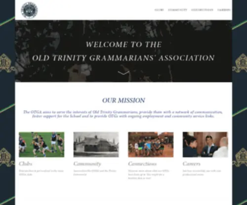 Otga.com.au(Old Trinity Grammarians' Association) Screenshot