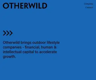 Otherwildventures.com(Otherwild brings outdoor lifestyle companies) Screenshot