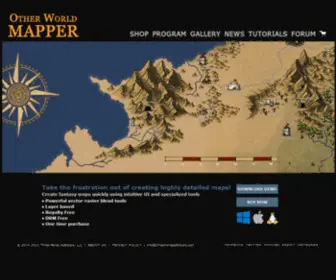 Otherworldmapper.com(Other World Mapper) Screenshot