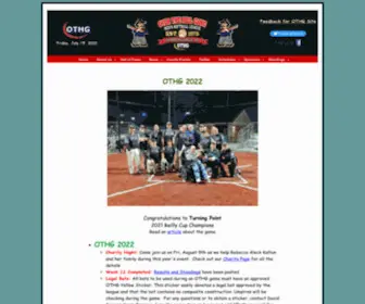 Othgny.com(Over The Hill Gang Softball) Screenshot