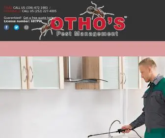 Othospestmanagement.com(Lawn Care Company) Screenshot