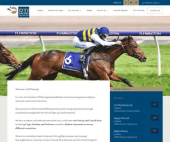 Oti.com.au(OTI Racing & Bloodstock) Screenshot