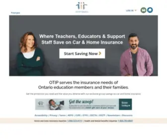 Otipinsurance.com(Ontario Teachers Insurance Plan (OTIP)) Screenshot