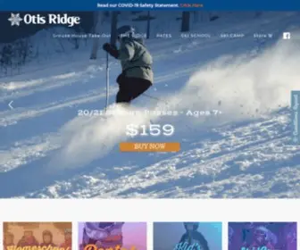 Otisridge.com(A Family Friendly Ski Area in Otis) Screenshot