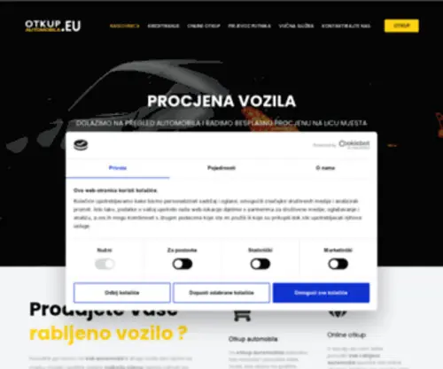 Otkupautomobila.eu(OTKUP AUTOMOBILA i ostalih vozila) Screenshot