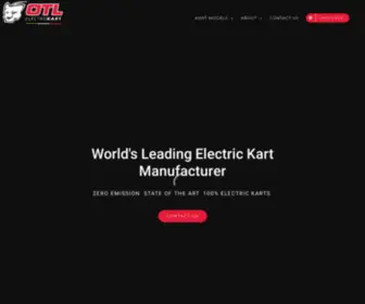 Otlkart.com(Electric kart producer) Screenshot