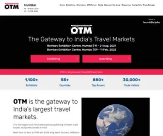 OTM.co.in(The Leading Travel Show in Asia) Screenshot