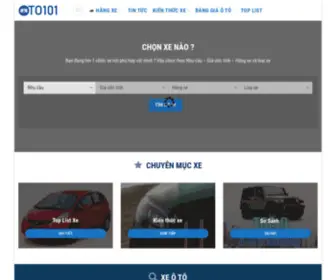 Oto101.net(Tạp Chí Kiến Thức Xe ô Tô) Screenshot