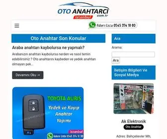 Otoanahtarci.com.tr(Oto Anahtarcı İstanbul) Screenshot