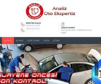 Otoanalizekspertiz.com(Anasayfa) Screenshot