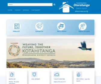 Otodc.govt.nz(Otorohanga District Council) Screenshot