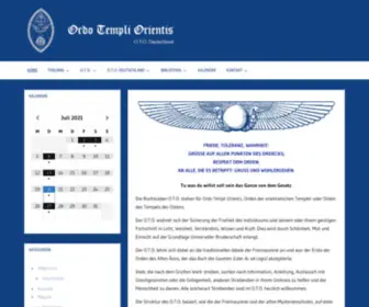 Oto.de(Ordo Templi Orientis Deutschland) Screenshot