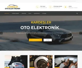 Otoelektronik.com(KARDEŞLER OTO ELEKTRONİK) Screenshot