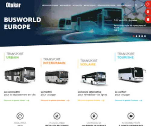 Otokareurope.com(Otokar Europe) Screenshot