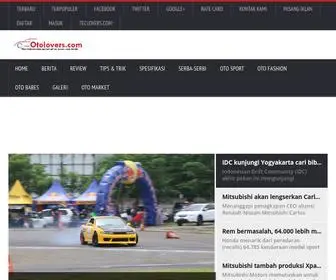 Otolovers.com(Portal Berita Otomotif Indonesia) Screenshot