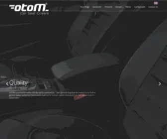 Otomconcept.com(Otom Car Seat Covers) Screenshot