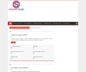 Otomobilsozlugu.com(Otomobil sözlüğü) Screenshot