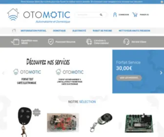 Otomotic.com(Automatisme et Domotique) Screenshot