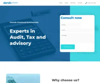 Otonda.co.za(Chartered Accountancy) Screenshot