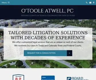 Otoole-Atwell.com(Business Litigation Attorney in Austin) Screenshot