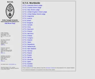 Oto.org(Ordo Templi Orientis) Screenshot