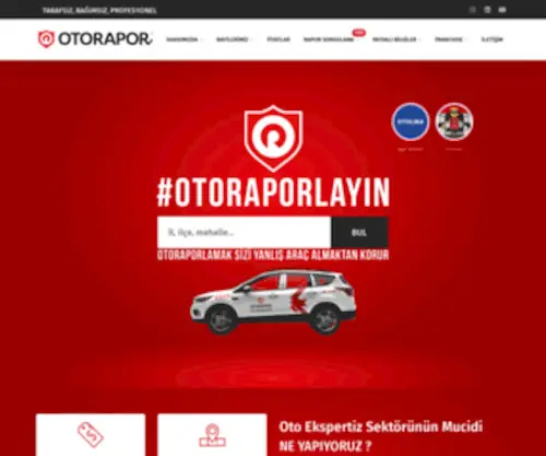 Otorapor.com(Araç expertiz) Screenshot