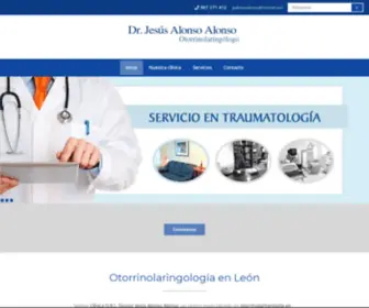 Otorrinodrjalonsoalonso.com(Otorrinolaringología en León con Clínica O.R.L) Screenshot