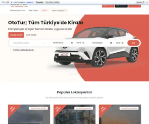 Ototur.com(New & Used Car Supermarket) Screenshot