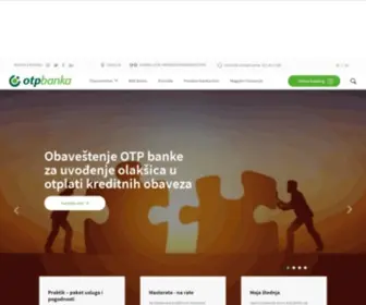Otpsrbija.rs(OTP banka) Screenshot