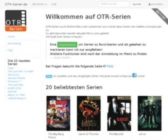 OTR-Serien.de(OTR Serien) Screenshot