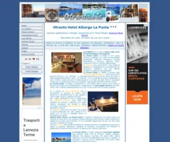 Otranto.biz(Otranto Hotel Albergo La Punta 3 Stelle) Screenshot