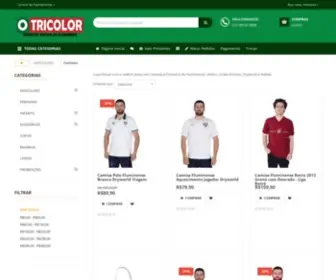 Otricolor.com.br(Camisa Fluminense Umbro e Produtos Oficiais do Fluzão) Screenshot