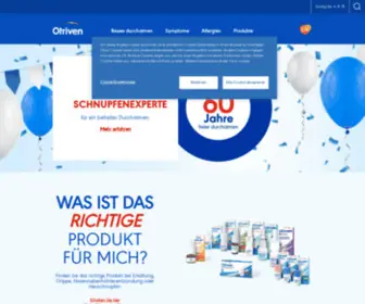 Otriven.de(Die verstopfte Nase schnell befreien) Screenshot