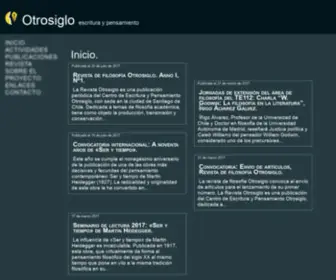 Otrosiglo.cl(Centro de Escritura y Pensamiento) Screenshot