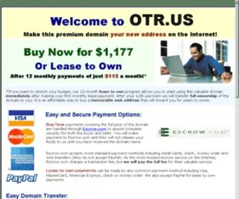 OTR.us(This Premium Domain) Screenshot
