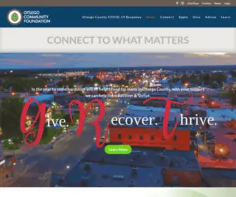 Otsegofoundation.org(Otsego Community Foundation) Screenshot