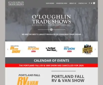 Otshows.com(O'Loughlin Trade Shows) Screenshot
